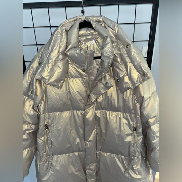 S. Deer/Concepts Gold Goose Down Puffer Coat NWT - Picture 6 of 13